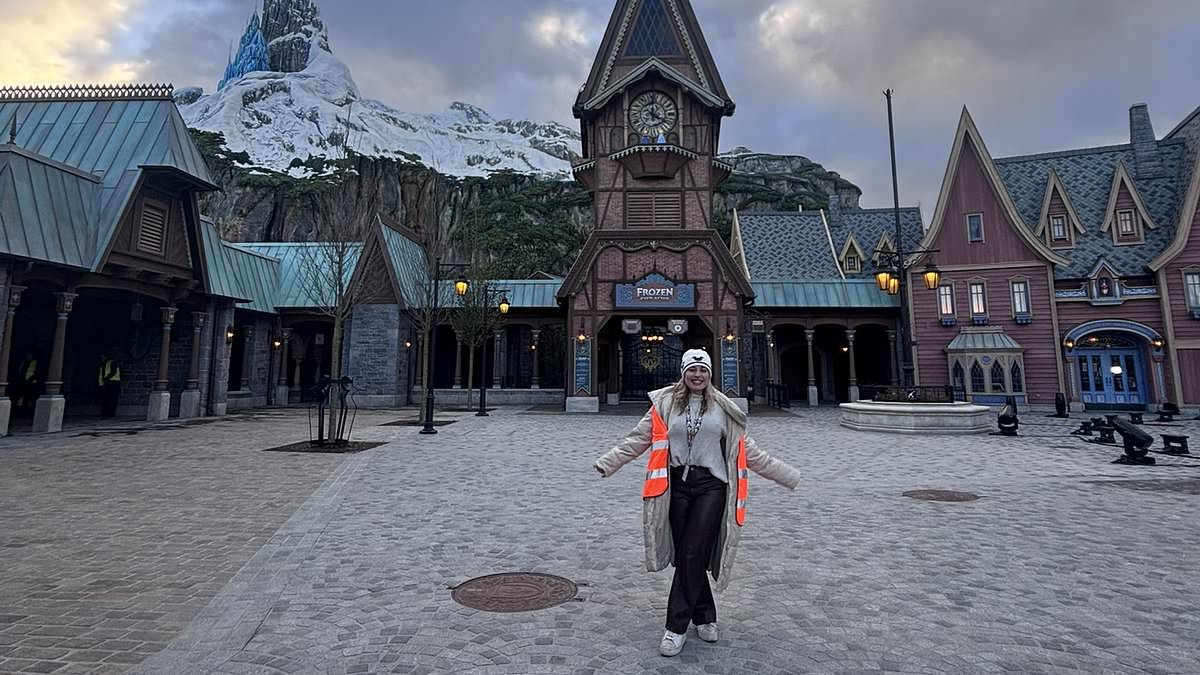 I was one of the first to get a sneak peek inside Disneyland Paris’ new park – with the first-ever World of Frozen and a real-life Olaf, writes HAYLEY MINN