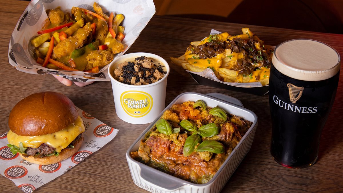 World’s first Guinness food hall to launch in the UK in time for St Patrick’s Day – with stout-flavoured spice bags, cheeseburgers and even cookies