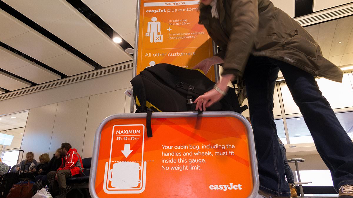 Victory for easyJet passenger after airline admits its luggage size checker was ‘faulty’ – and refunds nearly £100 in baggage fines
